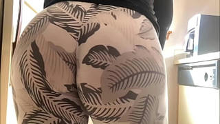 Mom Giant Ass Wedgie In Kitchen
